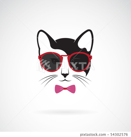 Vector of cats wear sunglasses. Animal. Pet. Vector of cats wear sunglasses. Animal. Pet. 54302576