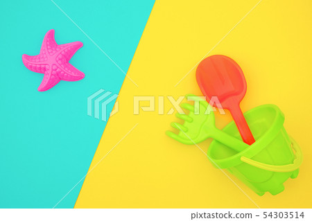 Multicolored set children's toys for summer games 54303514