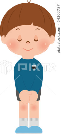 鞠躬的男孩 54303787