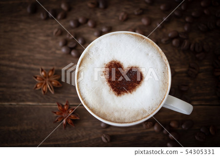 Heart's cafe latte Heart's cafe latte 54305331