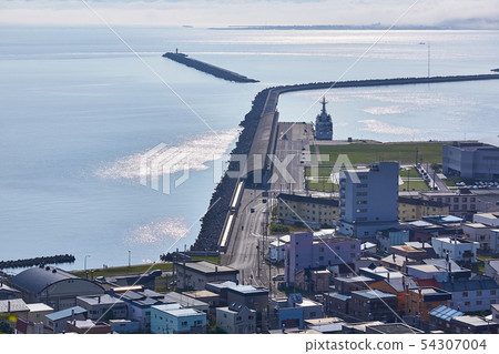 View of Wakkanai city from Wakkanai Park in Hokkaido 54307004