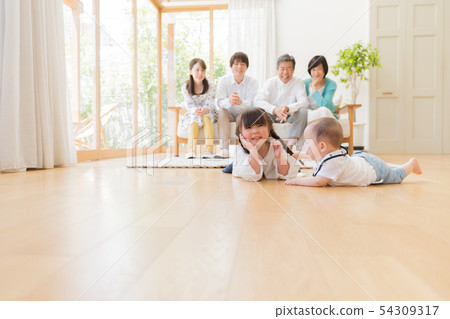 三代家庭，寶貝，生活，家庭 54309317