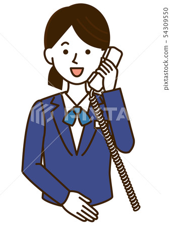 Woman making a phone call 54309550