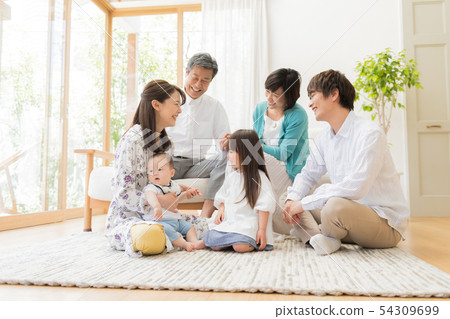 三代家庭,寶貝,生活,家庭 三代家庭,寶貝,生活,家庭 54309699