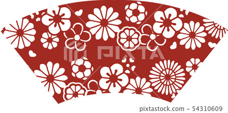Japanese style floral pattern Japanese style floral pattern 54310609