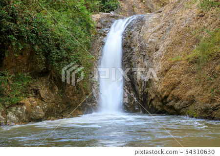 Waterfall in Chae Son National Park, Lampang, 54310630