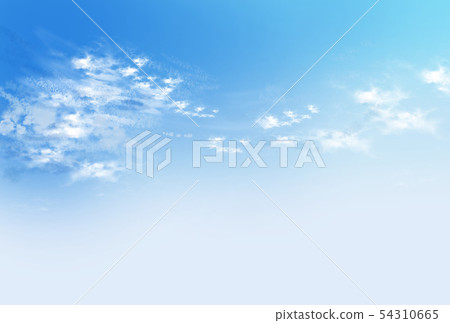 陽光明媚的夏日藍天背景素材 插圖素材 圖庫