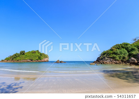 Clear turquoise blue sea at Bo Thong Lang Bay, Clear turquoise blue sea at Bo Thong Lang Bay, 54311657