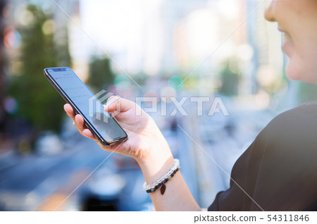 Smartphone town 54311846