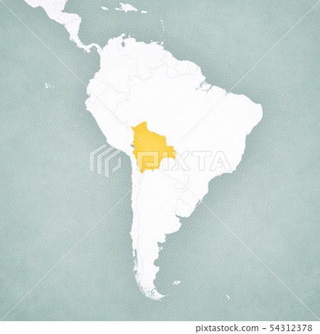 Map of South America - Bolivia Map of South America - Bolivia 54312378