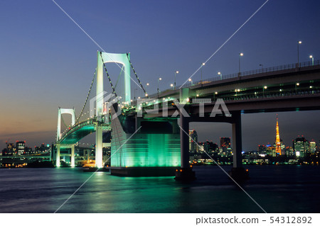 Odaiba night view Odaiba night view 54312892