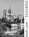 Notre Dame de Paris Cathedral on the Cite Island 54314002