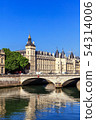 Conciergerie Castle and Bridge of Change. Paris  54314006