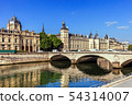 Conciergerie Castle and Bridge of Change. Paris  54314007