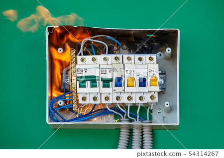 Bad electric wiring systems became the cause fire. 54314267