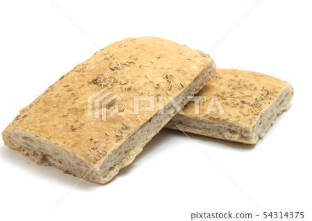 rosemary schiacciata with paper bag for food rosemary schiacciata with paper bag for food 54314375