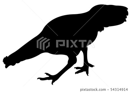 a chicken body silhouette vector 54314914