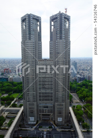 從京王廣場酒店看東京都政府辦公室 54316746