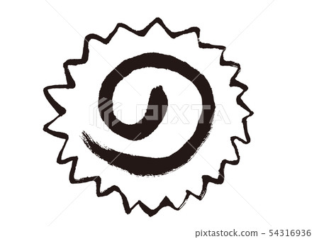 It becomes a roll watercolor painting 54316936