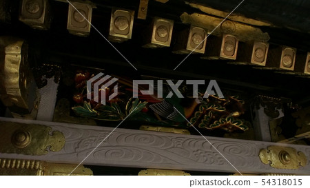 歷史悠久的神社和雕刻 歷史悠久的神社和雕刻 54318015