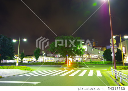 Nakagami Station at night Nakagami Station at night 54318380
