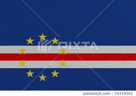 Cape Verde fabric flag 54319362