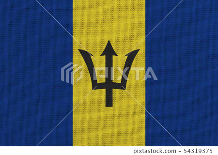 Barbados fabric flag Barbados fabric flag 54319375