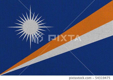 Marshall Islands fabric flag Marshall Islands fabric flag 54319475