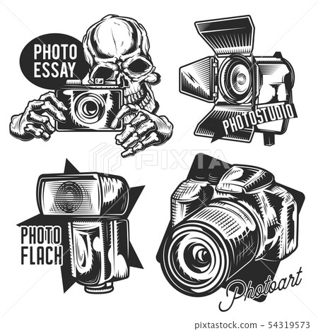 Set of photographer emblems Set of photographer emblems 54319573