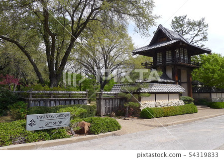 沃思堡日本花園的入口 54319833