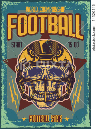 illustration of a skull wth the helmet illustration of a skull wth the helmet 54320346