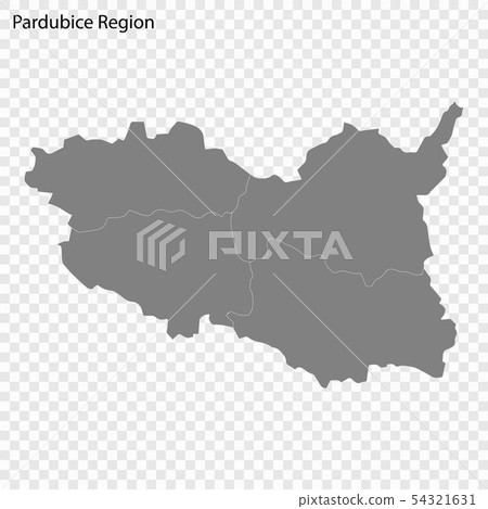 High quality map is a region of Czech republic High quality map is a region of Czech republic 54321631