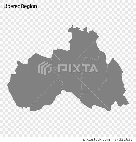 High quality map is a region of Czech republic High quality map is a region of Czech republic 54321633