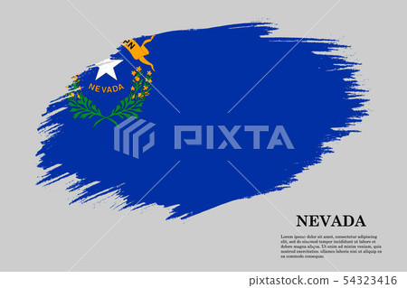 Brush stroke flag . Vector illustration - Stock Illustration [54323416 ...