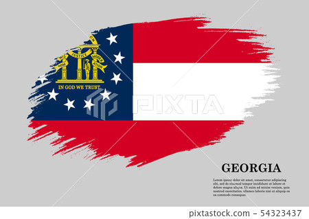 Brush stroke flag . Vector illustration Brush stroke flag . Vector illustration 54323437