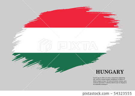 Brush stroke flag . Vector illustration - Stock Illustration [54323555 ...