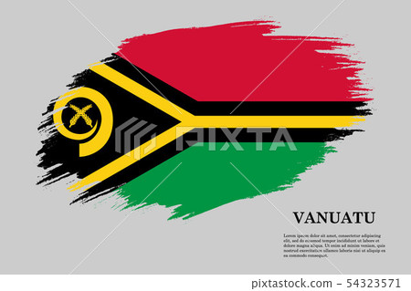 Brush stroke flag . Vector illustration - Stock Illustration [54323571 ...