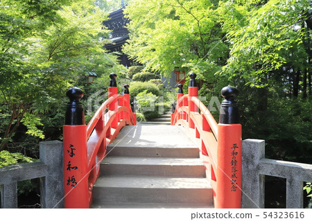 Peace bridge leading to the tower of peace Tsunuma Seitenzan Kumagaya, Saitama Prefecture 54323616