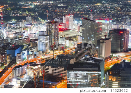 Night view around Yokohama Station (from Landmark Tower Observatory) 54323622