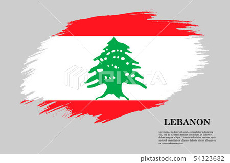 Brush stroke flag . Vector illustration - Stock Illustration [54323682 ...