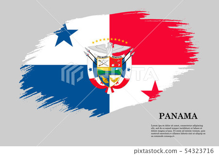 Brush stroke flag . Vector illustration Brush stroke flag . Vector illustration 54323716