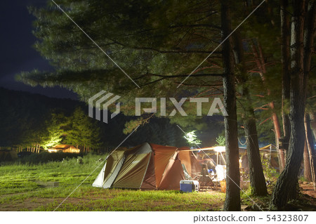 露營,背包旅行,露營,夜空, 露營,背包旅行,露營,夜空, 54323807