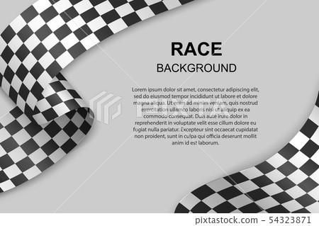 Checkered flag background . Vector illustration 54323871