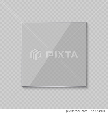Glare glass frame . Vector illustration 54323901