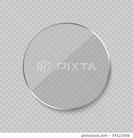 Glare glass frame . Vector illustration 54323906