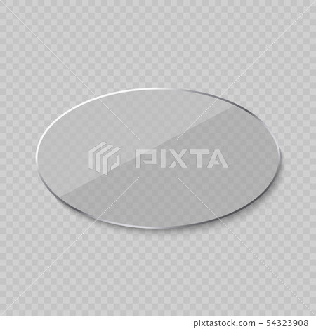 Glare glass frame . Vector illustration 54323908