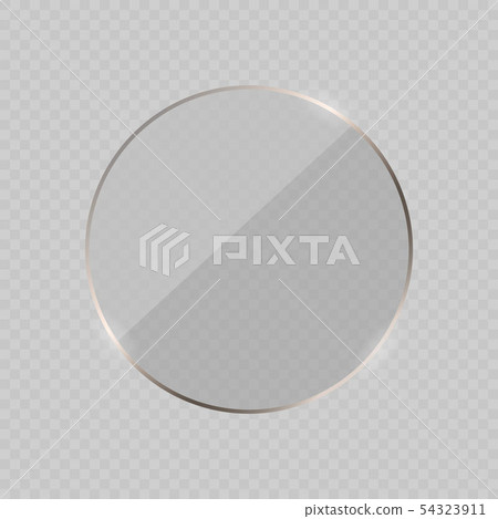 Glare glass frame . Vector illustration 54323911