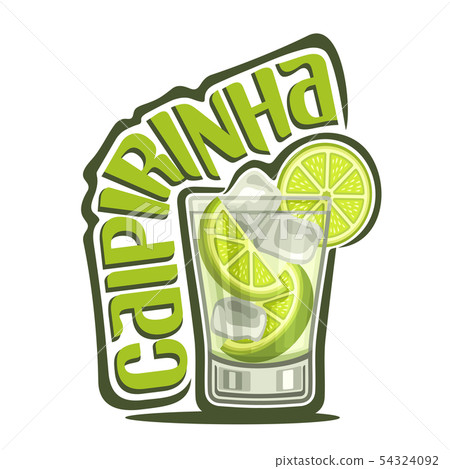 Vector cocktail Caipirinha 54324092