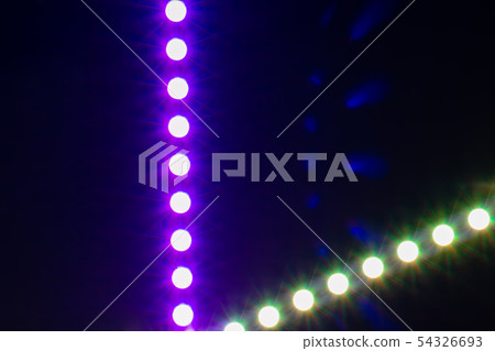 Abstract background of led strip lights  54326693