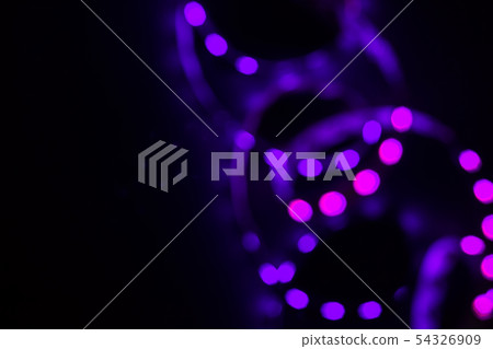 Violet purple neon blurry spiral led lights on Violet purple neon blurry spiral led lights on 54326909